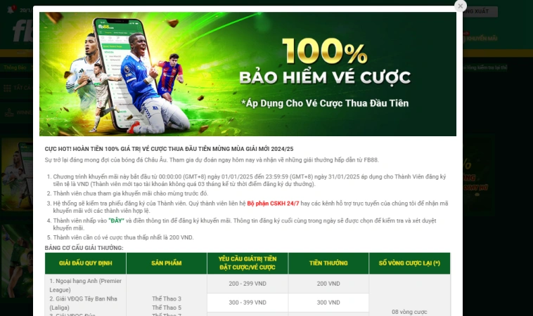 Cách Nhận Hoàn Trả Cược Nhà Cái FB88